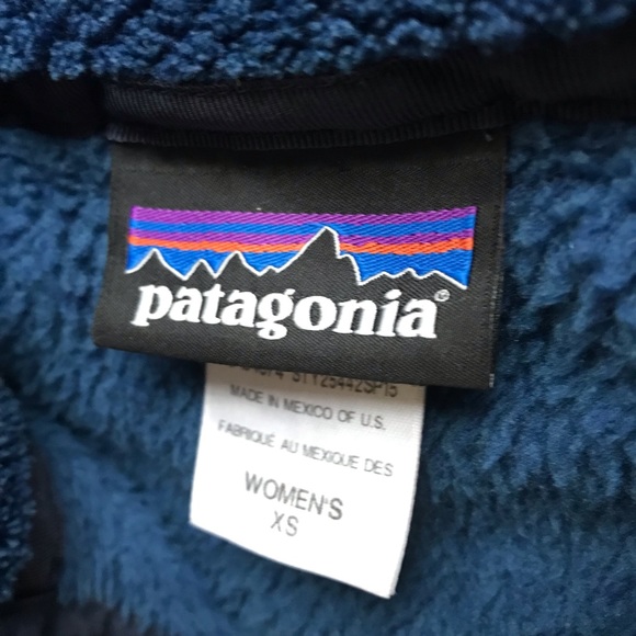 Patagonia half button pullover fleece blue xs - Picture 3 of 7